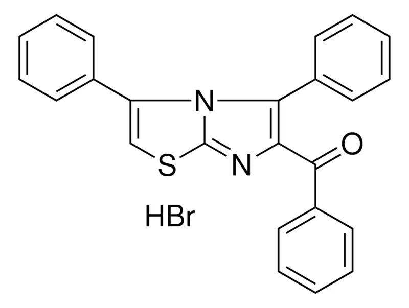Sigma-Aldrich (3,5-DIPHENYL-IMIDAZO(2,1-B)THIAZOL-6-YL)-PHENYL-METHANONE, HYDROBROMIDE,AldrichCPR