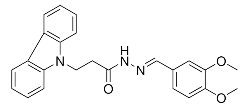 Sigma-Aldrich 3-CARBAZOL-9-YL-PROPIONIC ACID (3,4-DIMETHOXY-BENZYLIDENE)-HYDRAZIDE,AldrichCPR