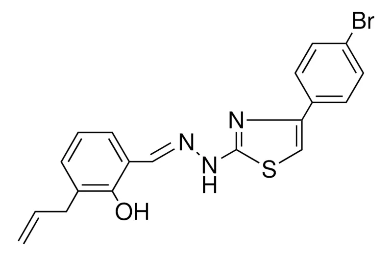 Sigma-Aldrich 2-ALLYL-6-((4-(4-BROMO-PHENYL)-THIAZOL-2-YL)-HYDRAZONOMETHYL)-PHENOL,AldrichCPR
