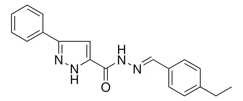 Sigma-Aldrich 5-PHENYL-2H-PYRAZOLE-3-CARBOXYLIC ACID (4-ETHYL-BENZYLIDENE)-HYDRAZIDE，AldrichCPR