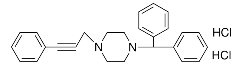 Sigma-Aldrich 1-BENZHYDRYL-4-(3-PHENYL-PROP-2-YNYL)-PIPERAZINE, DIHYDROCHLORIDE,AldrichCPR