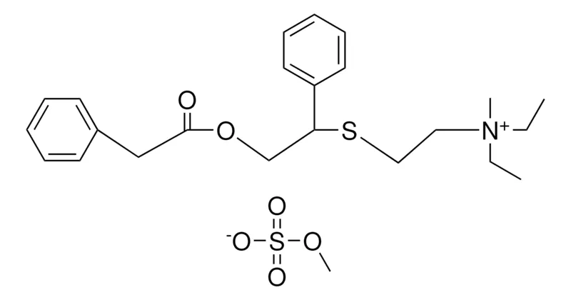 Sigma-Aldrich DIETHYLMETHYL(2-(1-PHENYL-2-(PHENYLACETOXY)ETHYLTHIO)ETHYL)AMMONIUM ME SULFATE,AldrichCPR