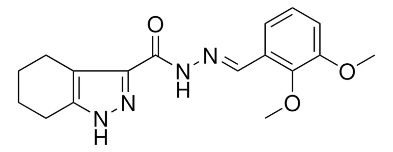 Sigma-Aldrich N'-(2,3-DIMETHOXYBENZYLIDENE)-4,5,6,7-TETRAHYDRO-1H-INDAZOLE-3-CARBOHYDRAZIDE,AldrichCPR