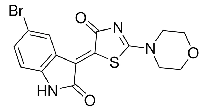 Sigma-Aldrich (3Z)-5-BROMO-3-(2-(4-MORPHOLINYL)-4-OXO-1,3-THIAZOL-5(4H)-YLIDENE)-1,3-DIHYDRO-2H-INDOL-2-ONE,AldrichCPR
