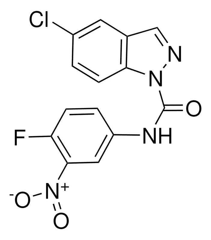 Sigma-Aldrich 5-CHLORO-1-(N-(4-FLUORO-3-NITROPHENYL)CARBAMOYL)-1H-INDAZOLE,AldrichCPR