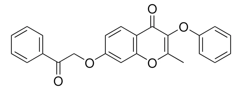 Sigma-Aldrich 2-METHYL-7-(2-OXO-2-PHENYL-ETHOXY)-3-PHENOXY-CHROMEN-4-ONE,AldrichCPR
