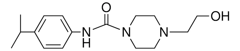 Sigma-Aldrich 4-(2-HYDROXY-ETHYL)-PIPERAZINE-1-CARBOXYLIC ACID (4-ISOPROPYL-PHENYL)-AMIDE,AldrichCPR