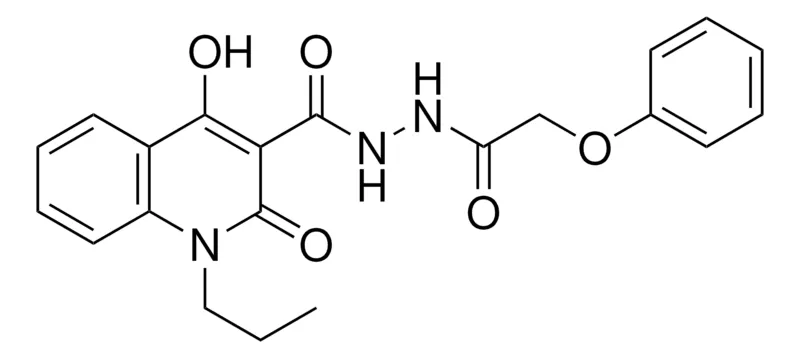 Sigma-Aldrich 4-HO-2-OXO-1-PR-1,2-2H-QUINOLINE-3-CARBOXYLIC ACID N'-PHENOXYACETYL-HYDRAZIDE,AldrichCPR