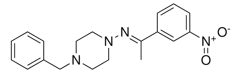 Sigma-Aldrich (4-BENZYL-PIPERAZIN-1-YL)-(1-(3-NITRO-PHENYL)-ETHYLIDENE)-AMINE，AldrichCPR