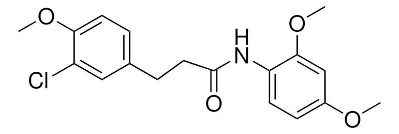 Sigma-Aldrich 3-(3-CHLORO-4-METHOXYPHENYL)-N-(2,4-DIMETHOXYPHENYL)PROPANAMIDE,AldrichCPR