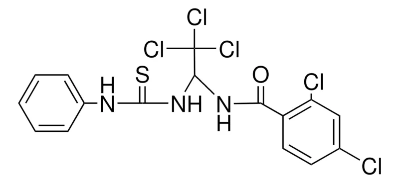 Sigma-Aldrich 2,4-DICHLORO-N-(2,2,2-TRICHLORO-1-(3-PHENYL-THIOUREIDO)-ETHYL)-BENZAMIDE,AldrichCPR