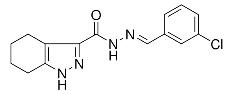 Sigma-Aldrich N'-(3-CHLOROBENZYLIDENE)-4,5,6,7-TETRAHYDRO-1H-INDAZOLE-3-CARBOHYDRAZIDE,AldrichCPR