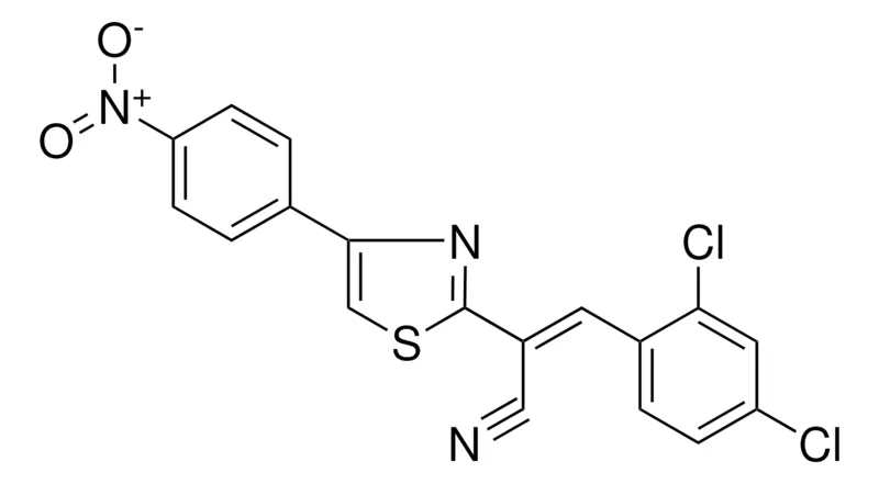 Sigma-Aldrich 3-(2,4-DICHLORO-PHENYL)-2-(4-(4-NITRO-PHENYL)-THIAZOL-2-YL)-ACRYLONITRILE,AldrichCPR