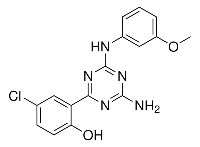 Sigma-Aldrich 2-(4-AMINO-6-(3-METHOXY-PHENYLAMINO)-(1,3,5)TRIAZIN-2-YL)-4-CHLORO-PHENOL,AldrichCPR