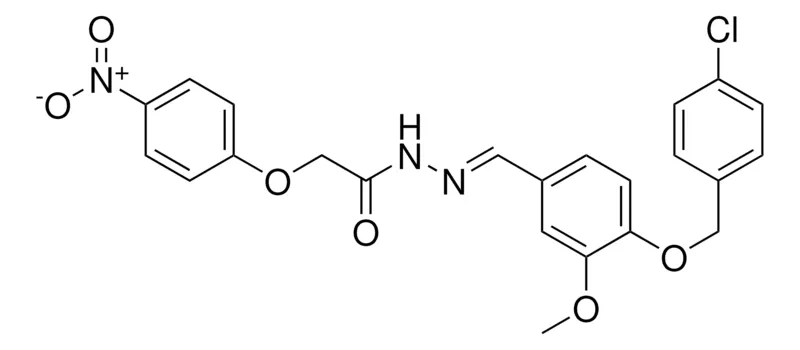 Sigma-Aldrich N'-(4-((4-CL-BENZYL)OXY)-3-METHOXYBENZYLIDENE)-2-(4-NITROPHENOXY)ACETOHYDRAZIDE,AldrichCPR