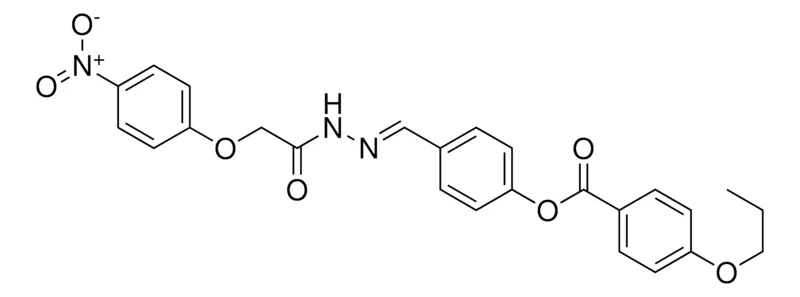 Sigma-Aldrich 4-(2-((4-NITROPHENOXY)ACETYL)CARBOHYDRAZONOYL)PHENYL 4-PROPOXYBENZOATE,AldrichCPR