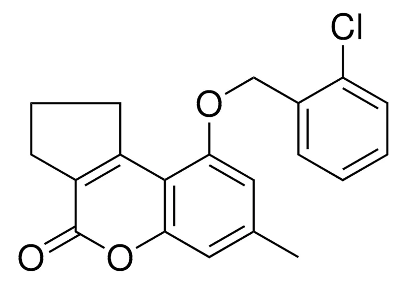 Sigma-Aldrich 9-(2-CHLORO-BENZYLOXY)-7-METHYL-2,3-DIHYDRO-1H-CYCLOPENTA(C)CHROMEN-4-ONE，AldrichCPR