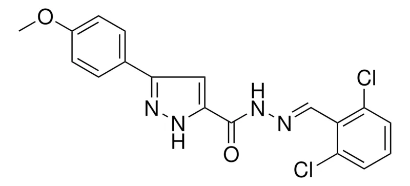 Sigma-Aldrich 5-(4-MEO-PH)-2H-PYRAZOLE-3-CARBOXYLIC ACID (2,6-DICHLORO-BENZYLIDENE)-HYDRAZIDE,AldrichCPR