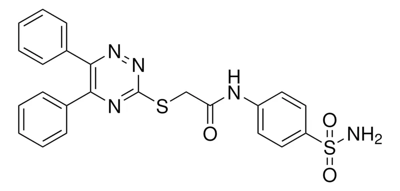 Sigma-Aldrich N-(4-(AMINOSULFONYL)PHENYL)-2-((5,6-DIPHENYL-1,2,4-TRIAZIN-3-YL)THIO)ACETAMIDE,AldrichCPR