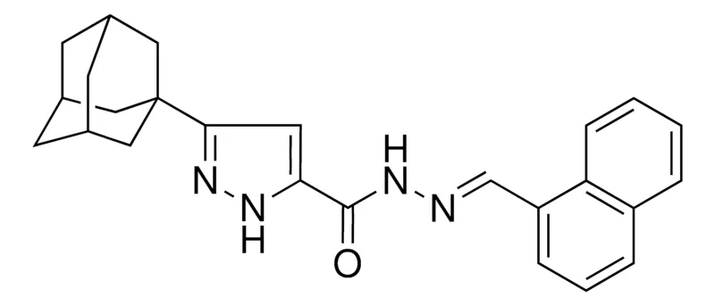 Sigma-Aldrich 5-ADAMANTAN-1-YL2H-PYRAZOLE-3-CARBOXYLIC ACID NAPHTHALEN-1-YLMETHYLENE-HYDRAZIDE,AldrichCPR