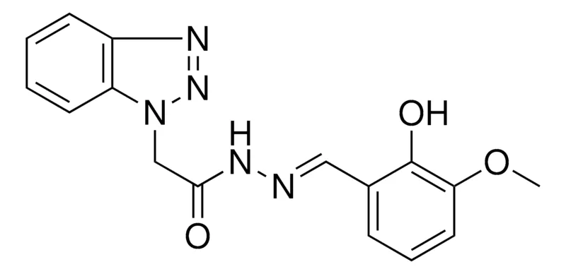 Sigma-Aldrich 2-BENZOTRIAZOL-1-YL-ACETIC ACID (2-HYDROXY-3-METHOXY-BENZYLIDENE)-HYDRAZIDE，AldrichCPR