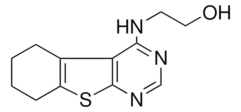 Sigma-Aldrich 2-(5,6,7,8-TETRAHYDRO-BENZO(4,5)THIENO(2,3-D)PYRIMIDIN-4-YLAMINO)-ETHANOL,AldrichCPR