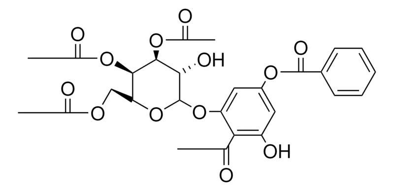 Sigma-Aldrich BENZOIC ACID 4-AC-3-(4,5-DI-ACO-6-ACO-ME-3-HO-4H-PYRAN-2-YLOXY)-5-HO-PH ESTER,AldrichCPR
