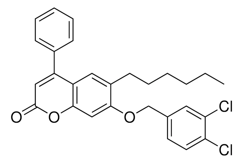 Sigma-Aldrich 7-(3,4-DICHLORO-BENZYLOXY)-6-HEXYL-4-PHENYL-CHROMEN-2-ONE,AldrichCPR