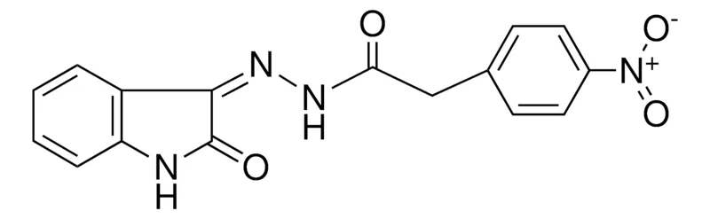 Sigma-Aldrich 2-(4-NITRO-PHENYL)-ACETIC ACID (2-OXO-1,2-DIHYDRO-INDOL-3-YLIDENE)-HYDRAZIDE,AldrichCPR