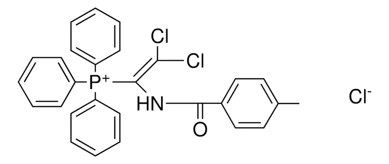 Sigma-Aldrich (2,2-DICHLORO-1-(4-METHYL-BENZOYLAMINO)-VINYL)-TRIPHENYL-PHOSPHONIUM, CHLORIDE,AldrichCPR
