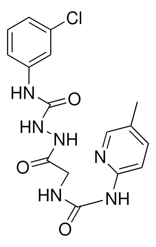 Sigma-Aldrich 2-(5-METHYL-2-PYRIDYLUREIDO)ACETIC N2-(N-(3-CHLOROPHENYL)CARBAMOYL)HYDRAZIDE,AldrichCPR