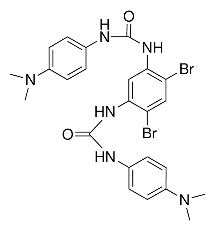 Sigma-Aldrich 1,1'-(4,6-DIBROMO-1,3-PHENYLENE)BIS(3-(4-(DIMETHYLAMINO)PHENYL)UREA),AldrichCPR