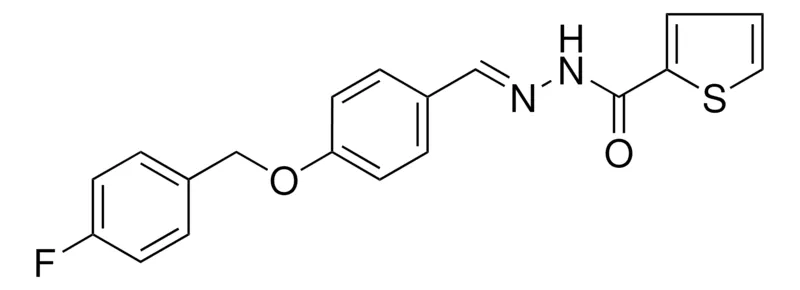 Sigma-Aldrich THIOPHENE-2-CARBOXYLIC ACID (4-(4-FLUORO-BENZYLOXY)-BENZYLIDENE)-HYDRAZIDE,AldrichCPR