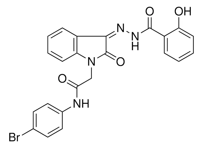 Sigma-Aldrich N-(4-BR-PH)-2-(3-((2-HO-BENZOYL)-HYDRAZONO)-2-OXO-2,3-2H-INDOL-1-YL)-ACETAMIDE,AldrichCPR