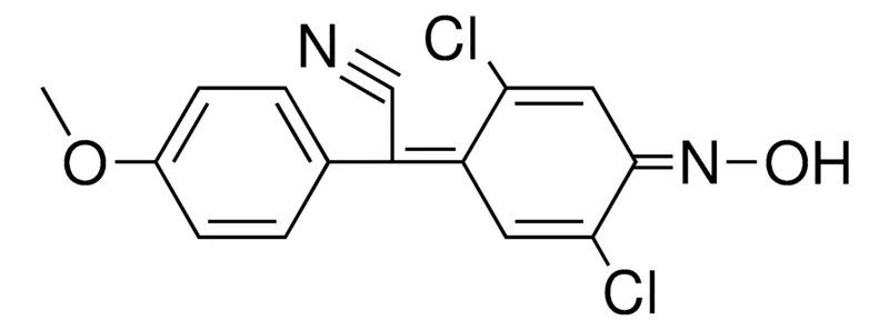 Sigma-Aldrich A-(DICHLORO-4-HYDROXYIMINO-2,5-CYCLOHEXADIENYLIDENE)-4-METHOXYPHENYLACETONITRILE，AldrichCPR