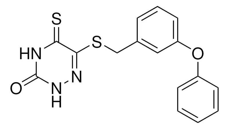 Sigma-Aldrich 6-((3-PHENOXYBENZYL)THIO)-5-THIOXO-4,5-DIHYDRO-1,2,4-TRIAZIN-3(2H)-ONE，AldrichCPR