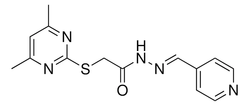 Sigma-Aldrich 2-(4,6-DI-ME-PYRIMIDIN-2-YLSULFANYL)-ACETIC ACID PYRIDIN-4-YLMETHYLENE-HYDRAZIDE,AldrichCPR