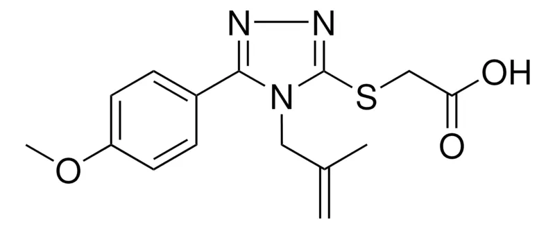 Sigma-Aldrich (5-(4-MEO-PHENYL)-4-(2-METHYL-ALLYL)-4H-(1,2,4)TRIAZOL-3-YLSULFANYL)-ACETIC ACID,AldrichCPR