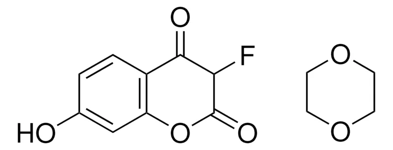 Sigma-Aldrich 3-FLUORO-7-HYDROXY-CHROMAN-2,4-DIONE, COMPOUND WITH (1,4)DIOXANE,AldrichCPR