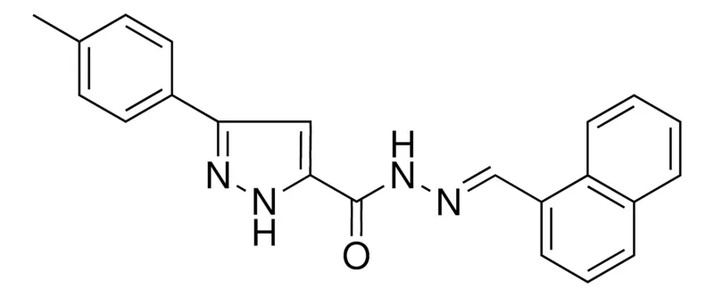 Sigma-Aldrich 5-P-TOLYL-2H-PYRAZOLE-3-CARBOXYLIC ACID NAPHTHALEN-1-YLMETHYLENE-HYDRAZIDE,AldrichCPR