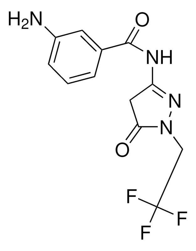 Sigma-Aldrich 3-(3-AMINOBENZAMIDO)-1-(2,2,2-TRIFLUOROETHYL)-2-PYRAZOLIN-5-ONE,AldrichCPR