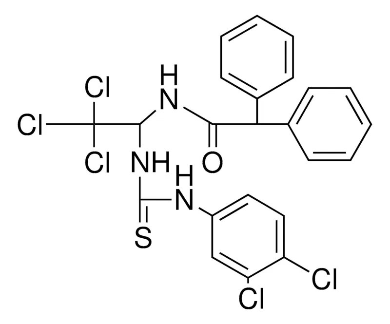 Sigma-Aldrich 2,2-DIPHENYL-N-(2,2,2-TRICHLORO-1-(3-(3,4-DICHLORO-PH)-THIOUREIDO)-ET)-ACETAMIDE,AldrichCPR