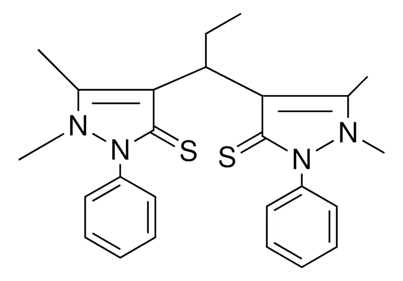 Sigma-Aldrich 4,4'-(PROPANE-1,1-DIYL)BIS(1,5-DIMETHYL-2-PHENYL-1H-PYRAZOLE-3(2H)-THIONE),AldrichCPR