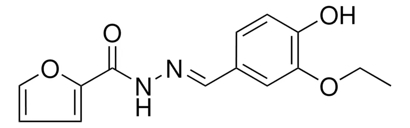 Sigma-Aldrich FURAN-2-CARBOXYLIC ACID (3-ETHOXY-4-HYDROXY-BENZYLIDENE)-HYDRAZIDE,AldrichCPR