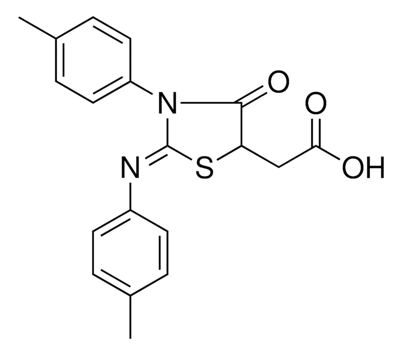 Sigma-Aldrich (4-OXO-3-P-TOLYL-2-P-TOLYLIMINO-THIAZOLIDIN-5-YL)-ACETIC ACID，AldrichCPR
