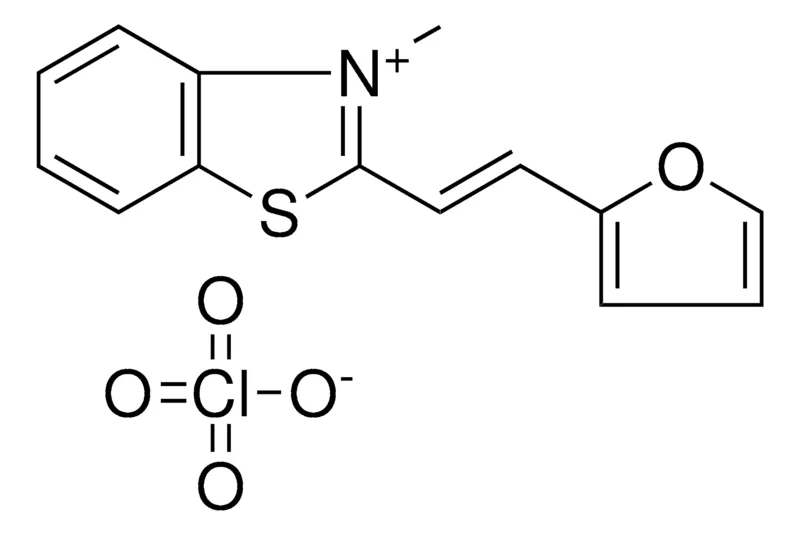 Sigma-Aldrich 2-(2-FURAN-2-YL-VINYL)-3-METHYL-BENZOTHIAZOL-3-IUM, PERCHLORATE,AldrichCPR