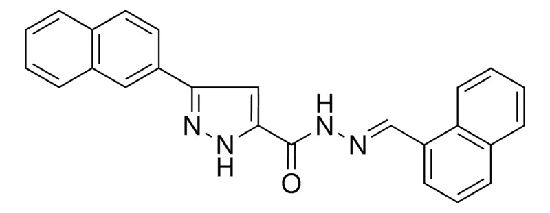 Sigma-Aldrich 5-NAPHTHALEN-2-YL2H-PYRAZOLE-3CARBOXYLIC ACID NAPHTHALEN-1-YLMETHYLENE-HYDRAZIDE,AldrichCPR