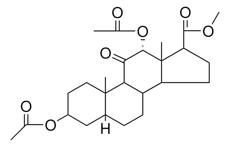 Sigma-Aldrich METHYL 3-BETA,12-ALPHA-DIACETOXY-11-OXO-5-BETA-ANDROSTANE-17-BETA-CARBOXYLATE,AldrichCPR