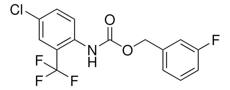 Sigma-Aldrich 3-FLUOROBENZYL N-(4-CHLORO-2-(TRIFLUOROMETHYL)PHENYL)CARBAMATE,AldrichCPR