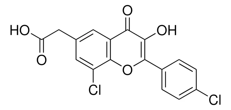 Sigma-Aldrich (8-CHLORO-2-(4-CHLOROPHENYL)-3-HYDROXY-4-OXO-4H-CHROMEN-6-YL)ACETIC ACID，AldrichCPR